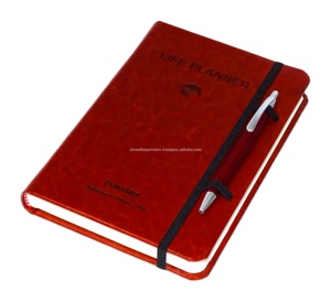 Custom Logo A5 PU Leather Hard Cover Notebook Portable Promotional Journal With Elastic Band Hot Selling - Product Image 6