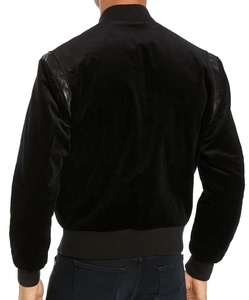 New Arrival Trend High Grade Mens Leather Bomber <b>Jacket</b> <b>Slim</b> <b>Fit</b> Custom Classic Shiny Solid Casual Winter - Product Image 3