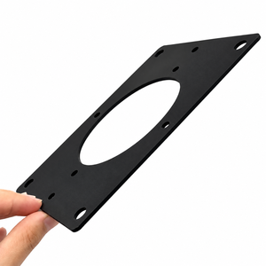 Placa de Montaje de Base de Robot de Aluminio Negro Personalizada OEM 5052 6061, Panel de Soporte de Chapa Metálica de Precisión para Automatización Industrial - Product Image 5