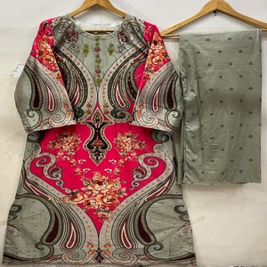 2026 Meistverkaufte Damen-Winterbekleidung Shalwar Kameez Anzüge Winterbekleidung für Frauen Shalwar Kameez Damen Bestickte Samtstoffe - Product Image 1