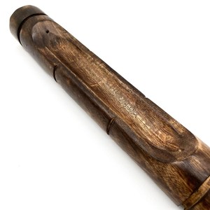 Support à bâtonnets d'encens en bois massif fait main, double plateau en bambou pour cendres, décoration zen pour la méditation, la maison et les cadeaux - Product Image 5