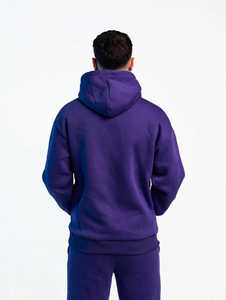 ONETEN APPAREL Sudadera con Capucha Morada para Hombre, Talla Grande, con Logotipo de Letras - Product Image 4
