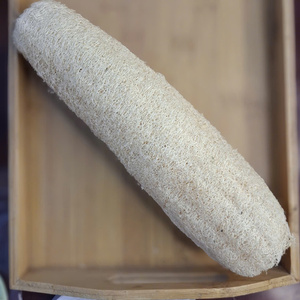 Natural Dried Loofah <b>Bath</b> Sponge Long Exfoliating Body <b>Scrubber</b> for Adults Plain Style with Rope Handle Best Price for Wholesale - Product Image 5