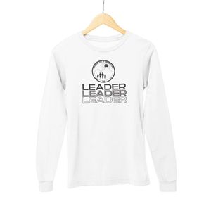 Jack Jill Leader <b>Long</b> Sleeve T Shirt <b>White</b> Crew Neck Solid Soft Casual Women's <b>Top</b> Summer 100% Cotton Breathable for Family - Product Image 1