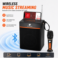 Altavoz Portátil LN-1036MIC con Entrada para Micrófono, Máquina de Karaoke de 30W, Soporte para Teléfono, Caja de Sonido Inalámbrica, Venta al Por Mayor