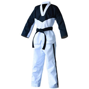 Uniformes de Taekwondo de Último Diseño, Hechos a Medida, 100% Algodón, Ligeros, Transpirables, Unisex para Adultos - Product Image 5