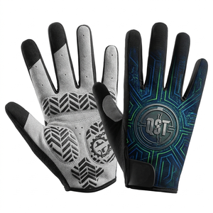 QST Custom Logo Full-Finger <b>Touchscreen</b> Compatible Cycling <b>Gloves</b> Carbon Fiber Breathable Racing Outdoor Sports <b>Glove</b> - Product Image 1