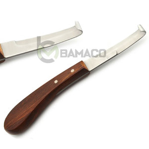 Découpe-bandes en acier inoxydable de qualité professionnelle, design unique, manche en bois, lame de 3 mm, 85 cm - Product Image 2