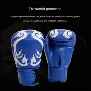 Gants de boxe personnalisés de qualité supérieure 2026, gants de boxe MMA en cuir PU, gants d'entraînement professionnels à prix de gros OEM - Product Image 3