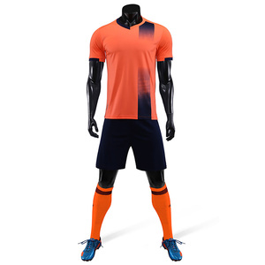 Conjunto de Uniforme de Fútbol para Hombre, Verde y Azul, Sublimado, Poliéster Transpirable, Pantalones Cortos, Calcetines, Ropa Deportiva para Adultos - Product Image 2