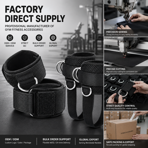 Attelle de soutien de la cheville en néoprène et nylon avec fermeture auto-agrippante – Protection professionnelle pour l'activation musculaire, sangle réglable - Product Image 6