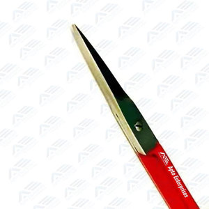 Tijeras Multiusos de Acero Inoxidable para Manicura y Cuidado de Uñas, Tijeras Rojas para Cutículas con Punta de Flecha Superafilada - Product Image 2