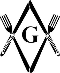 Delantal de Cocina Masónico con Diseño de Compás y Espadales - [Royal] Poliéster y Algodón Premium - Product Image 6