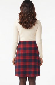 Nouvelles jupes en flanelle pour femmes, mode hiver, longueur genou, ajustées, 100% coton, vente en gros pour femmes - Product Image 2