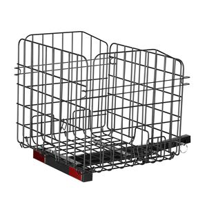 Panier arrière pliable en métal robuste pour trottinette, avec récepteur de 1 pouce, panier de chargement spacieux, compatible avec les récepteurs de 1 pouce, fonctionne avec les trottinettes - Product Image 2