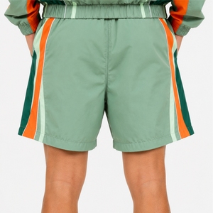 Ensemble short et coupe-vent d'été pour homme, brodé, léger, décontracté, sportif, respirant, confortable, coupe ajustée, style urbain - Product Image 6