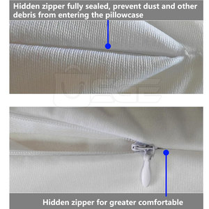 Protector de Almohada Impermeable, Sólido y Liso, con Costuras Resistentes, Tela Premium 100% Poliéster para Uso Doméstico y Hotelero - Product Image 2