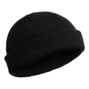 Bonnet tricoté unisexe en acrylique 100% couleur unie, décontracté, pour l'hiver, pour adultes, 56-58CM, vert, vente en gros 2026, ODM OEM - Product Image 2