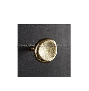 Premium Decorative Brass Cabinet Knobs Vintage Style Solid Metal Drawer Pull Handles Furniture Hardware Accessories Durable - Product Image 1