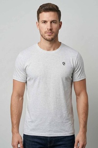 T-shirt pour homme en coton 100% premium 200 g/m², col rond, imprimé, anti-boulochage, couleur unie, nouvelle mode, coupe oversize, personnalisable - Product Image 5