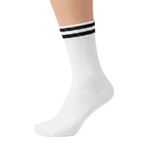 Calcetines deportivos casuales unisex, mezcla de algodón, tela elástica transpirable, ajuste suave y cómodo para entrenamiento deportivo, trabajo al aire libre - Product Image 2
