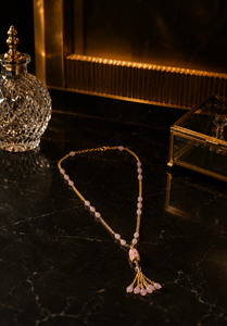 Collar Personalizado con Baño de Rodio, Colgante de Perla en Forma de Cápsula, Cadena con Borla de Perlas de Agua Dulce, Joyería Fina de Herencia, Regalo para Mujer - Product Image 3