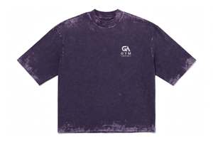 T-shirt à manches courtes en tricot pour homme GYM ACTIVE ENTERPRISES Acis Wash, coupe ample, épaules tombantes, coupe carrée, impression personnalisée - Product Image 4