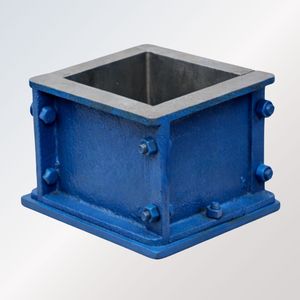 Blue Square <b>Concrete</b> Cube <b>Mould</b> 150mm <b>for</b> Testing Machine Sample Preparation - Product Image 2