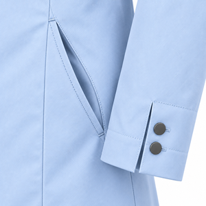 Blouse médicale unisexe bleu clair avec col cheminée, personnalisable, vente en gros, uniforme de travail pour cliniques - Product Image 5