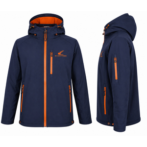 Chaqueta Softshell de Invierno para Hombre con Capucha, Impermeable 10.000 mm, Transpirable, Antidesgarro, Anti-UV, con Forro Polar, Más Vendida - Product Image 1