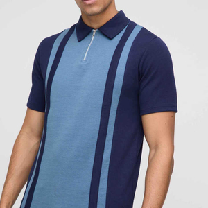 Polo en polyester pour homme, respirant, à manches courtes, décontracté, pour le travail, doux, confortable, broderie personnalisée, impression, vente en gros - Product Image 2