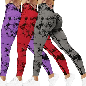 Leggings de Yoga de Cintura Alta para Mujer, Diseño Tie Dye sin Costuras, para Gimnasio, Fitness, Running y Entrenamiento - Product Image 4