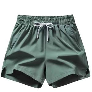 Pantalones Cortos Casuales Transpirables para Hombre con Tela Ligera, Cintura Elástica y Cordón Ajustable para Comodidad Diaria - Product Image 4