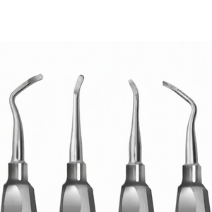 Juego de 4 Elevadores Dentales Miller para Extracción de Raíces, Izquierdo y Derecho, Instrumentos de Extracción de Dientes de Acero Inoxidable - Product Image 2