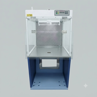 Armoire à flux d'air laminaire avec panneau de commande à bouton-poussoir, utilisation industrielle, filtration HEPA à 99,97 % pour équipement de laboratoire