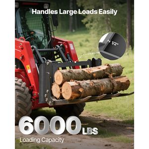 Piastra di Montaggio Universale per Skid Steer da 1/2 Pollice, Attacco Rapido Resistente con Design a Bullone Facilmente Tagliabile, Capacità 6000 libbre - Product Image 3