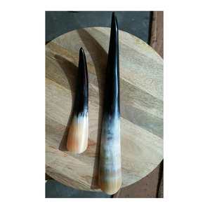 Calzador de cuerno de búfalo y buey auténtico hecho a mano, el más vendido, con correa de cuero, precio de fábrica, India - Product Image 6