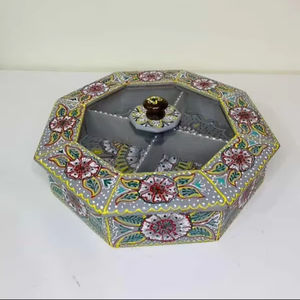 Grand bol en bois pour fruits secs et noix, fait main, en bois massif, pour servir des collations, des bonbons et des fruits, pour la maison, la cuisine, la table à manger - Product Image 1