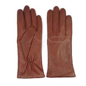 <b>Leather</b> <b>Gloves</b> <b>Men</b> Genuine <b>Leather</b> Handwear Durable Stitching Comfortable Grip Outdoor Work Performance Wear - Product Image 2