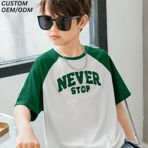 T-shirt personnalisé pour enfants en coton 100 %, coupe ample et respirante, séchage rapide, pour garçons et filles, idéal pour l'été – Vente en gros - Product Image 4