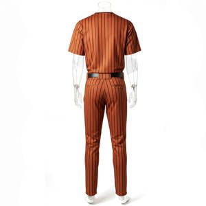 Ensemble complet de maillot et pantalon de baseball sublimé vierge pour jeunes hommes 2026 – Qualité professionnelle - Product Image 2