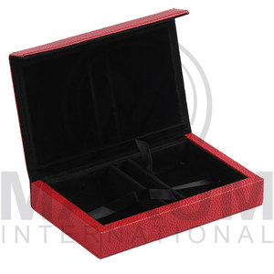 Étui de jeu de poker de haute qualité, 2 parties, en cuir véritable, sac à cartes de poker, logo personnalisé - Product Image 5