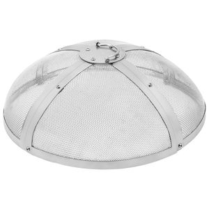 Schermo Antiscintilla in Acciaio Rinforzato da 20 Pollici per Braciere, Coperchio Facile da Aprire per Braciere da Esterno, Coperture Superiori Rinforzate - Product Image 1