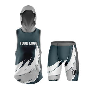 Uniformes de Sublimación sin Mangas para Partidos de la Liga 7v7 2026, Uniformes Personalizados con Capucha y Compresión sin Mangas para Flag Football 7v7 - Product Image 1