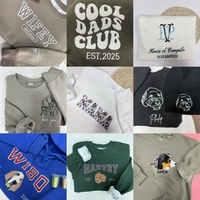 Sweat-shirts à capuche en flanelle brodés pour femmes, logo personnalisé sur le devant, écologiques, style scolaire, collection Printemps, ODM, Saint-Valentin