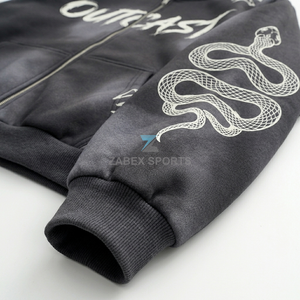 Sweat-shirt à capuche pour homme de haute qualité, 100% coton, polaire premium, imprimé personnalisable, style streetwear - Product Image 4