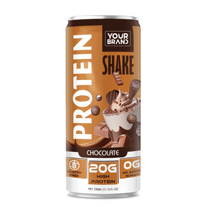 Meilleur prix de gros pour un shake protéiné de 330 ml de votre marque, saveur chocolat, fabricant vietnamien, OEM/ODM, échantillon gratuit, étiquette privée - Product Image 1