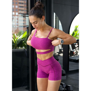 Custom Bright Plum Asymmetrical Slit <b>Bra</b> Adjustable Side <b>Strap</b> Detailed Front Cutout Scooped Sexy Back Women Fitness Sports <b>Bra</b> - Product Image 4
