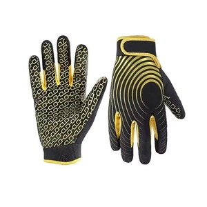 Guantes de Fútbol Americano Personalizados al por Mayor, Diseño Nuevo, Calidad Profesional, Transpirables, Antideslizantes, Ligeros, Ajustables, Unisex - Product Image 2