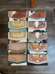 Nouvelle arrivée pochette en cuir véritable fourrure de vachette usinée à la main sculpture cuir nouvelle Collection pochette pour femmes pochette élégante multi-usages - Product Image 3